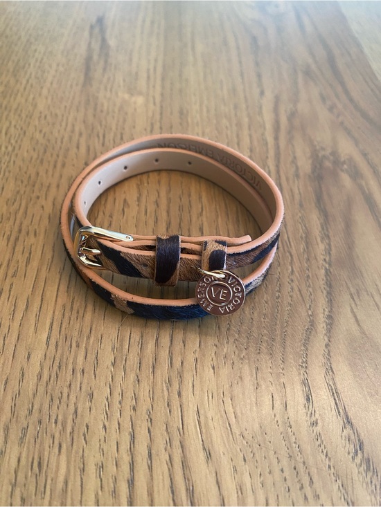 Victoria Emerson Jewelry - Victoria Emerson Leopard Tan & Black Wrap Bracelet